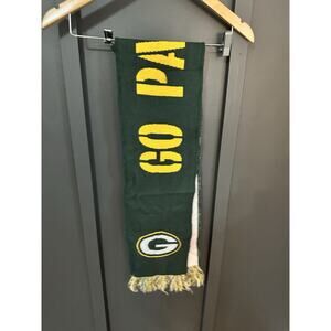 Green Bay Packers Winter Scarf, Go Pack Go, Team Logo, Sentry, 26”